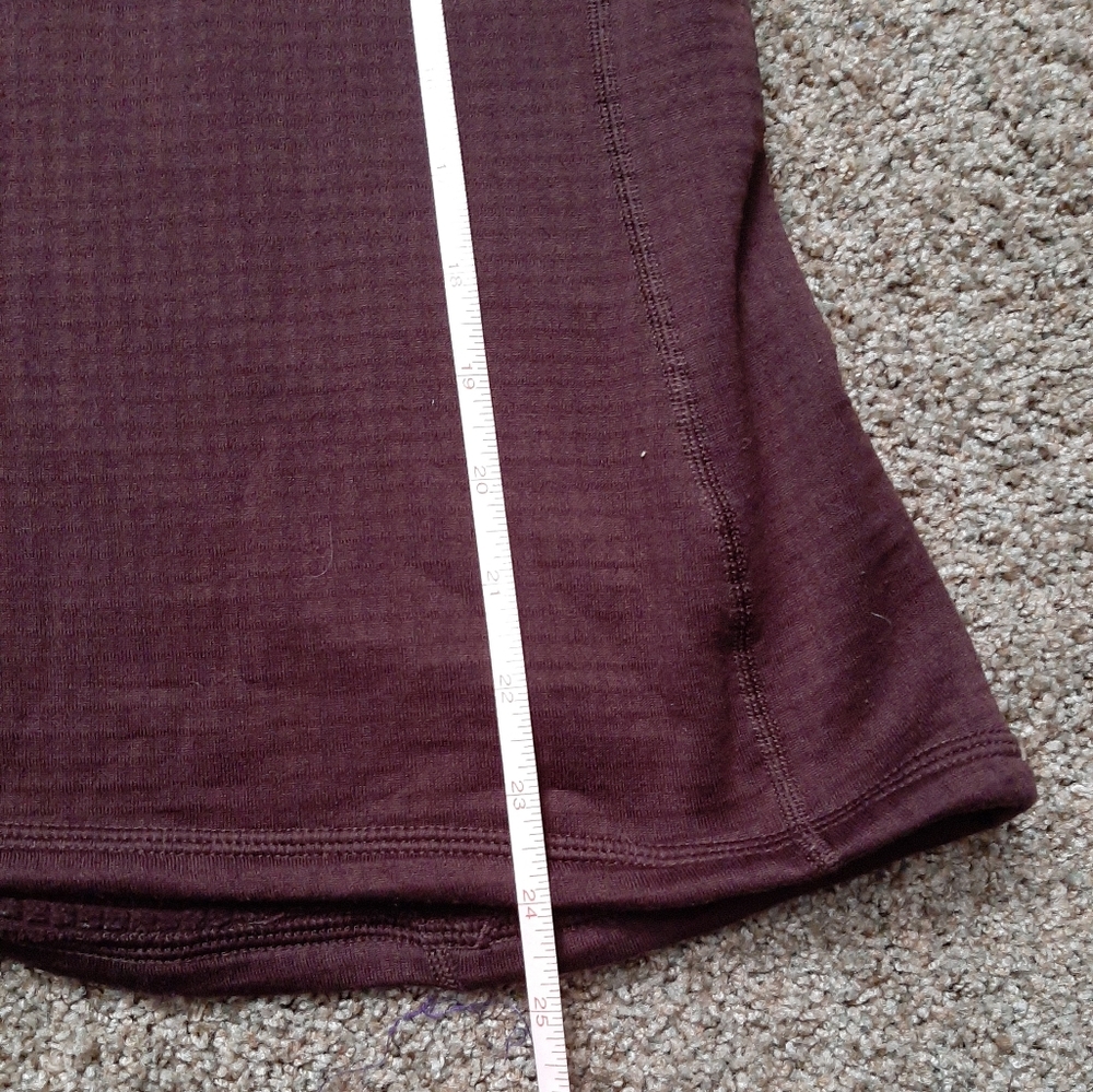 PATAGONIA R1 REGULATOR FLEECE HALF ZIP PULLOVER BROWN M MEDIUM WAFFLE POLARTEC - Picture 7 of 10